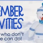 kids activities for december