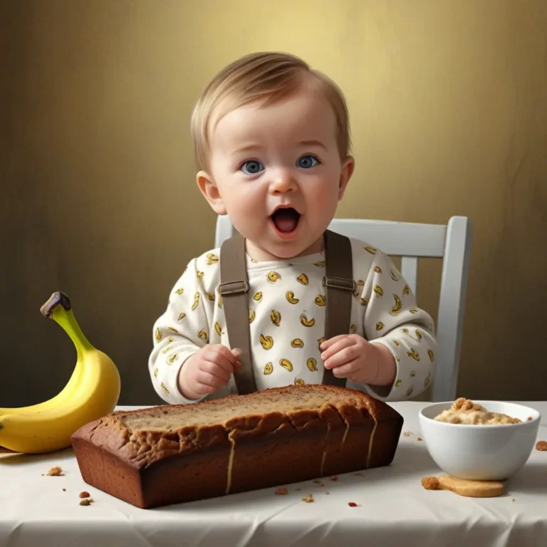 serve banana bread to baby